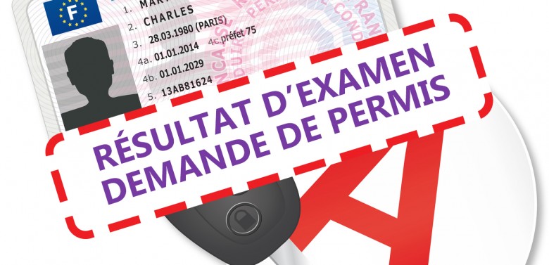 Permis de conduire : Résultat & Procédure administrative